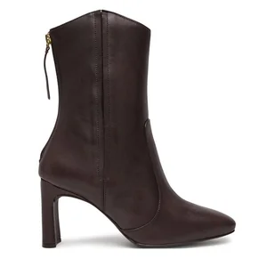 Botki Unisa Werner_Ccp Brązowy - Botki damskie - miniaturka - grafika 1