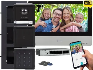 Zestaw modułowy jednorodzinny wideodomofon IP Vidos ONE M2020 A2000G/D/LCD FullHD IPS Szyfrator Natynkowy - Wideodomofony - miniaturka - grafika 22
