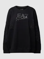 Bluzy damskie - Bluza z nadrukiem z logo - miniaturka - grafika 1
