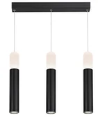 Lampy sufitowe - Light Prestige LAMPA wisząca FANO LP-8012/3P metalowa OPRAWA listwa LED 30W zwis tuby czarne białe LP-8012/3P - miniaturka - grafika 1