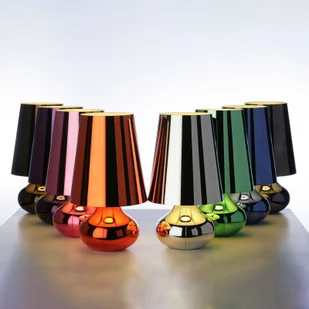 Kartell Cindy lampa stołowa LED, szary metallic - Lampy stojące - miniaturka - grafika 3