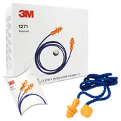 Odzież robocza - Stopery do uszu do samolotu, Zatyczki do spania 3M 1271 50 par - miniaturka - grafika 1