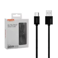 Kable komputerowe i do monitorów - SOMOSTEL SOMOSTEL KABEL USB MICRO 3A CZARNY 3100MAH QUICK CHARGER 1.2M POWERLINE SMS-BP02 MICRO SMS-BP02 MICRO - miniaturka - grafika 1