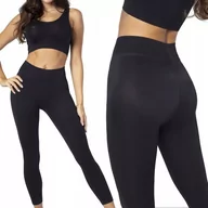 Legginsy - ﻿Gatta Fit Legginsy modelujące push up, czarne, M - miniaturka - grafika 1