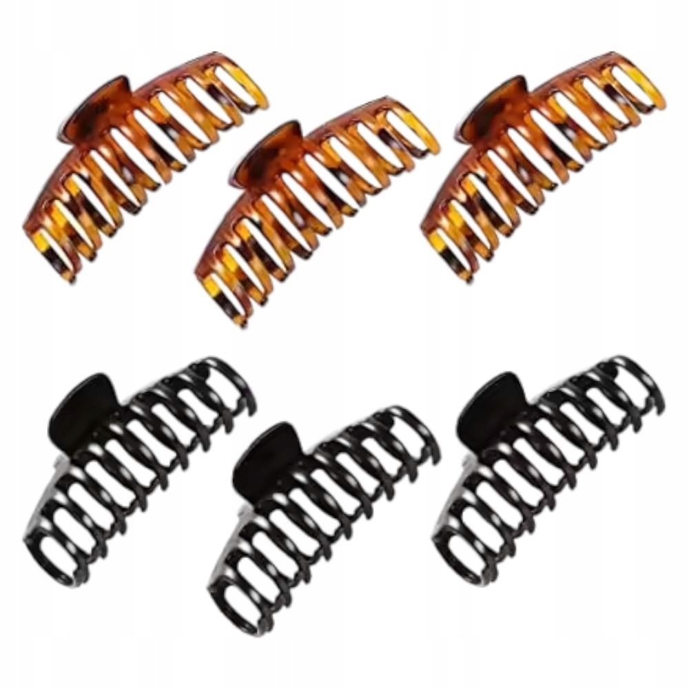 Klamra Spinka Klips Do Włosów 6 Szt