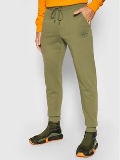 Spodnie sportowe męskie - Jack&Jones Spodnie dresowe Gordon Shark 12165322 Zielony Regular Fit - grafika 1