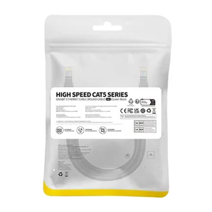 Kabel sieciowy Baseus Ethernet CAT5, 2m (czarny) - Kable miedziane - miniaturka - grafika 9