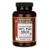 Witaminy i minerały - Swanson 100% Pure Allicin, 12 mg Maksymalna siła, 100 tabletek - miniaturka - grafika 1