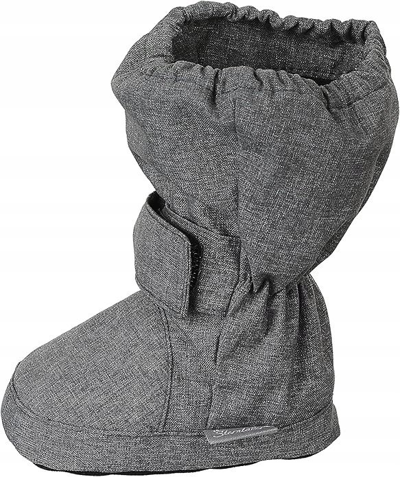 Sterntaler Śniegowce Niemowlęce Zapinka Szare Gładkie 21/22 J_a