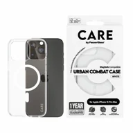 Etui i futerały do telefonów - Etui CARE by PanzerGlass Urban Combat Case MagSafe na iPhone 15 Pro Max - białe - miniaturka - grafika 1