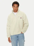 Kurtki męskie - Tommy Jeans Kurtka anorak Teddy DM0DM19242 Écru Relaxed Fit - miniaturka - grafika 1