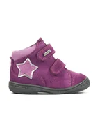 Botki damskie - Richter Shoes Botki w kolorze fioletowym - miniaturka - grafika 1