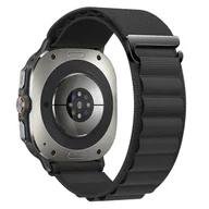 Akcesoria do smartwatchy - opaska pasek bransoleta NYLON PRO Samsung Galaxy Watch Ultra 47mm czarna - miniaturka - grafika 1