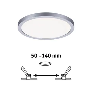 Paulmann panel LED Areo 4 000 K chrom 17,5cm - Oprawy, klosze i abażury - miniaturka - grafika 3