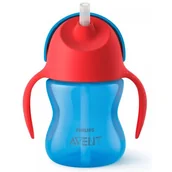 Kubki dla dzieci - Philips Avent Avent Kubek z giętką słomką 200ml 9m+ - miniaturka - grafika 1