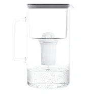 Dzbanki filtrujące - Szklany dzbanek filtrujący Wessper FutureFlow Aquaclassic + 1x Filtr wody 3,3 L Czarny - miniaturka - grafika 1