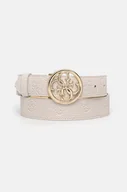 Paski - Guess pasek CRESIDIA damski kolor beżowy BW9182 P4435 - miniaturka - grafika 1