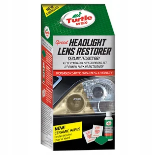 Zestaw Do Regeneracji Reflektorów Ceramiczne Ściereczki Turtle Wax 118ml - Kosmetyki samochodowe - miniaturka - grafika 1