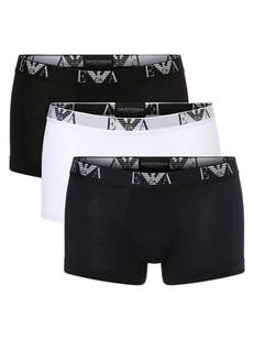 Emporio Armani Obcisłe bokserki pakowane po 3 szt. Mężczyźni Bawełna niebieski|czarny|biały|wielokolorowy jednolity, S - Majtki męskie - miniaturka - grafika 1