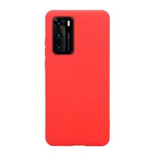 Crong Color Cover - Etui Huawei P40 (czerwony) - Etui i futerały do telefonów - miniaturka - grafika 2