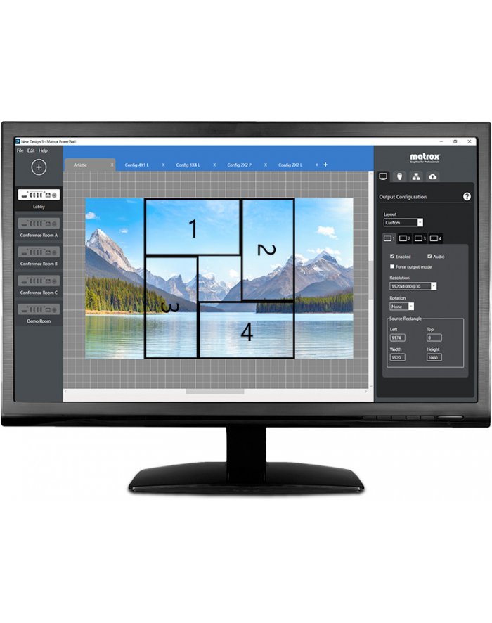 MATROX QuadHead2Go Q155 multi-monitor controller appliance Q2G-H4K2