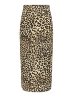 Spódnice - JDY Spódnica ołówkowa Ivy 15347463 Brązowy Slim Fit - miniaturka - grafika 1
