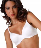 Biustonosze - Lovable Biustonosz Damski Biały Gładki 70B J2A - miniaturka - grafika 1