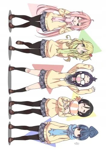 Plakat Anime Manga Yuru Camp yc_040 A1+ (custom)