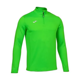 Bluzy męskie - Joma Męska bluza Running Night, zielona, świecąca, XL - grafika 1