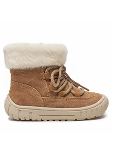 Geox Kozaki B Omar Girl Wpf B462LA 00022 C6627 M Brązowy - Buty dla dziewczynek - miniaturka - grafika 1