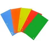 Teczki i skoroszyty - D.rect Przekładki kartonowe 1/3 A4 100 szt.zielone - miniaturka - grafika 1