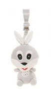 Grzechotki dla dzieci - 4 BABY R02 P&E Zabawka piszczałka Squeeze Toy RABBIT - miniaturka - grafika 1