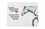 Podkładki pod mysz - American Quarter Horse - Podkładka Pod Myszkę Z Nadrukiem, Personalizowana - miniaturka - grafika 1