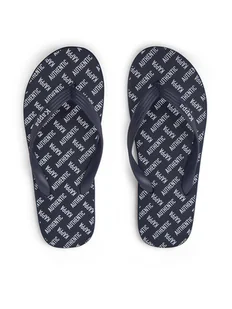 Kappa Japonki 371G1KW Blue Marine - Beige Lt Almond Kolorowy - Klapki i japonki męskie - miniaturka - grafika 1