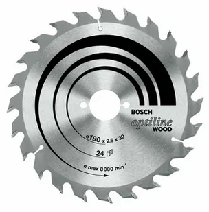 Bosch Tarcza do piły tarczowej Optiline Wood 210 x 30 x 2 8 mm 60 2608641190 1 szt - Tarcze do pił - miniaturka - grafika 1