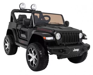 RAMIZ Jeep Wrangler Rubicon Czarny - Pojazdy elektryczne dla dzieci - miniaturka - grafika 1