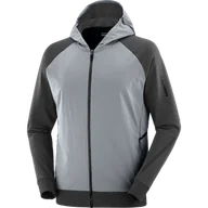 Bluzy sportowe męskie - BLUZA SALOMON RUNLIFE HOODIE M C20272 - miniaturka - grafika 1
