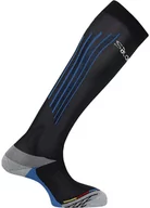 Skarpetki i podkolanówki sportowe - Salomon Skarpety Winter Compression Black / Union Blue 392459 - miniaturka - grafika 1