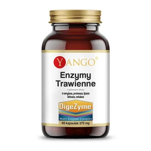 YANGO Enzymy Trawienne Digezyme - 60 kapsułek, Yango 5233-226BD - Układ pokarmowy - miniaturka - grafika 1