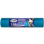 Worki na śmieci - Grosik WORKI NA ŚMIECI 120L 20SZTUK (ZZA372800) - miniaturka - grafika 1