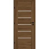Drzwi wewnętrzne - Drzwi wewnętrzne pokojowe Sangres 70 lewe orzech michigan Voster - miniaturka - grafika 1
