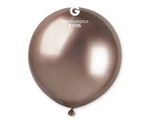 GEMAR Balon chromowany Różowe Złoto Metaliczne Shiny 48 cm 1 szt. GB150/96 - Wieczór panieński i kawalerski - miniaturka - grafika 1