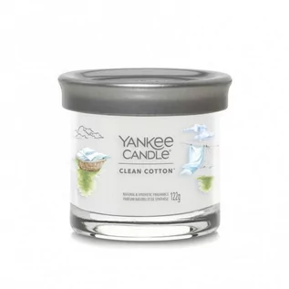 Świece - Yankee Candle Świeca zapachowa Clean Cotton tumbler - grafika 1