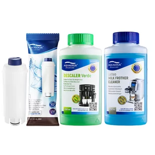 Zestaw Delonghi - AL-S002, Uniwersalny Odkamieniacz 250ml, Latteo 250ml - Akcesoria i części do ekspresów do kawy - miniaturka - grafika 1