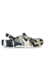 Klapki i japonki męskie - Crocs Klapki Geo Camo Clog 211009 Kolorowy - miniaturka - grafika 1