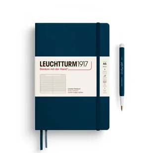 Notatnik Leuchtturm1917 Medium A5, linie, Deep Sea - Notesy i bloczki - miniaturka - grafika 1
