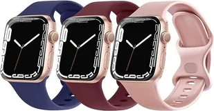 3x PASEK DO ZEGARKA APPLE WATCH 38/40/41mm SE/9/8/7/6/5/4/3/2 RÓŻNE KOLORY - Akcesoria do smartwatchy - miniaturka - grafika 1