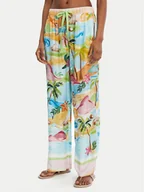 Spodnie damskie - Seafolly Spodnie materiałowe South Pacific 55400-PA Kolorowy Relaxed Fit - miniaturka - grafika 1