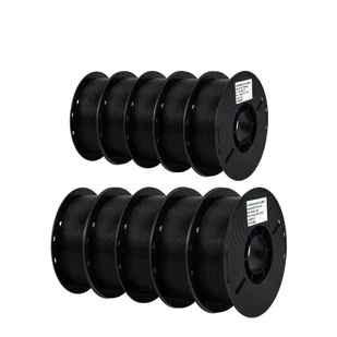 filamenty do drukarek 3D, mieszane kolory, przyjazne dla środowiska, 10 kg PLA czarny - Filamenty i akcesoria do drukarek 3D - miniaturka - grafika 1