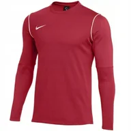 Bluzy męskie - Bluza Nike Park 20 Crew Top Jr FJ3008-657 czerwony M (137-147cm) - miniaturka - grafika 1
